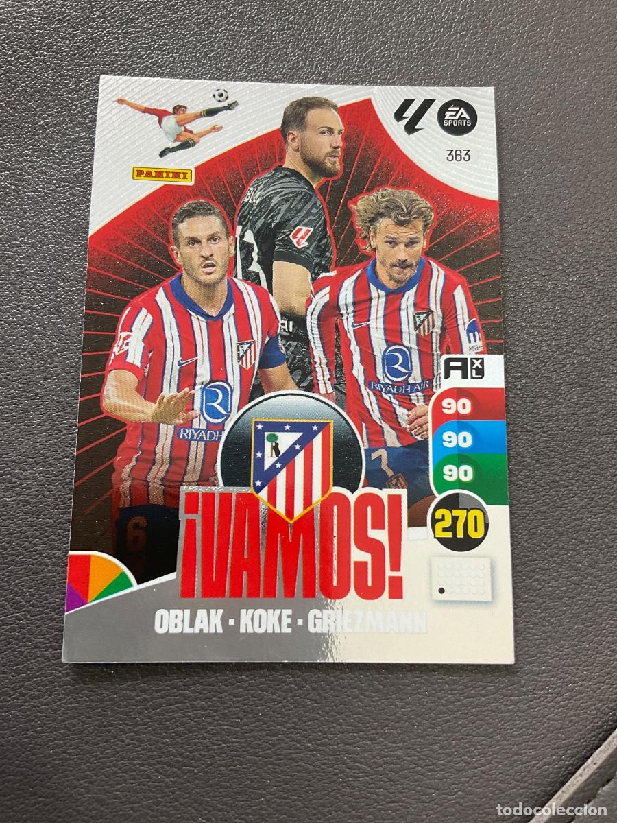 Cromos de f&uacute;tbol: Atletico de Madrid VAMOS n 363 Adrenalyn XL La Liga 2024 2025 (24 25)