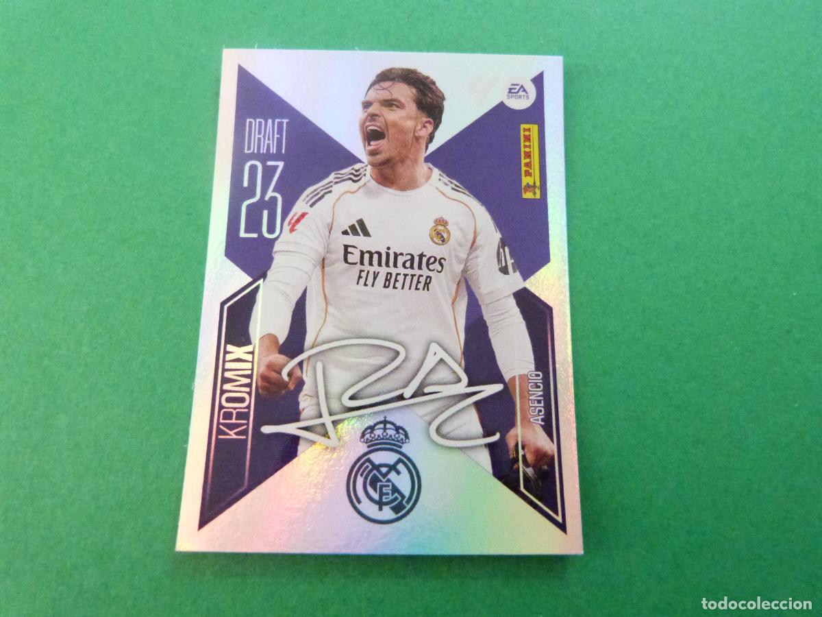 Cromos de f&uacute;tbol: CROMO FUTBOL ASENCIO REAL MADRID C.F. SIN PEGAR N&ordm; K1 KROMIX LIGA ESTE 2026-2027/26-27