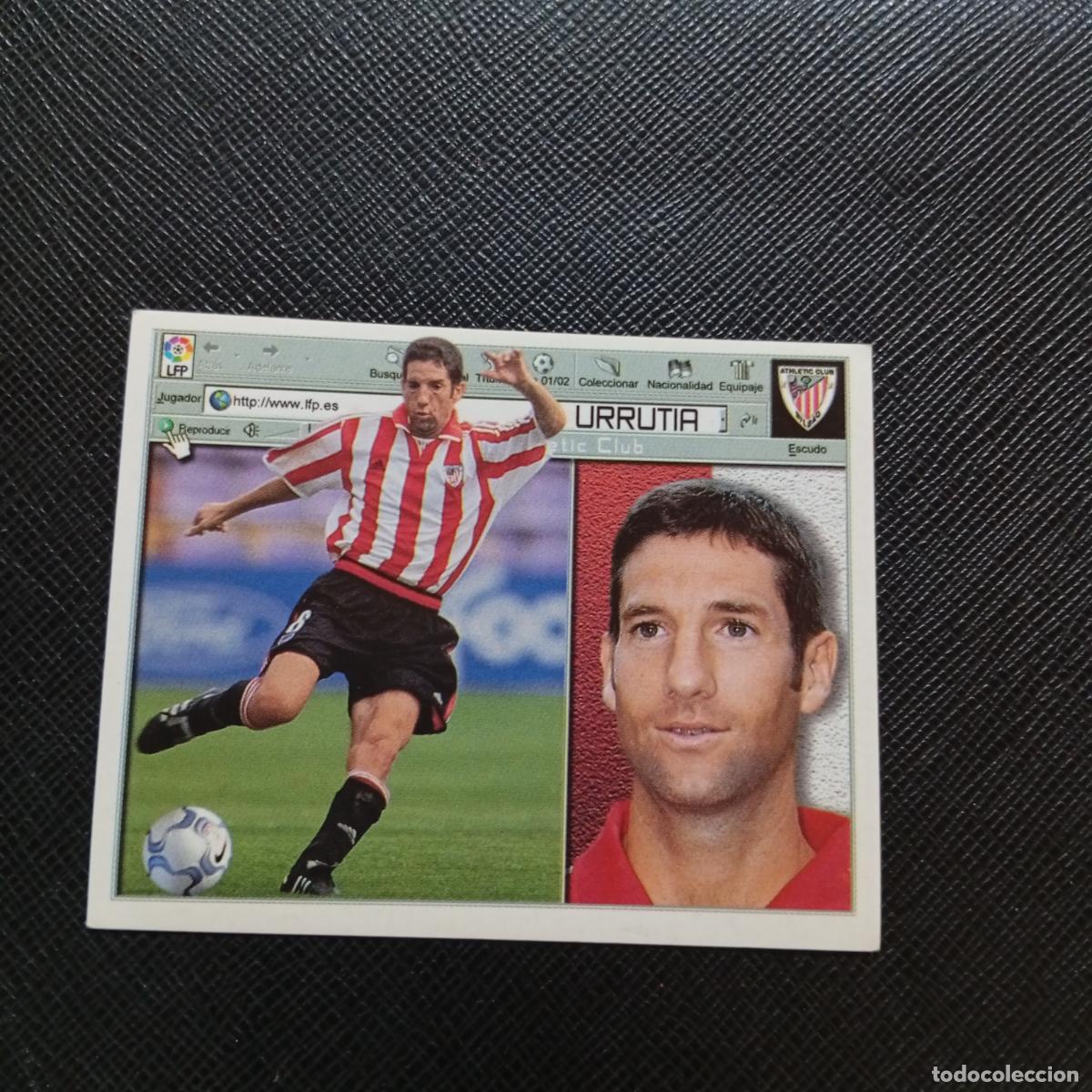Cromos de f&uacute;tbol: URRUTIA BILBAO ESTE 2001 2002 CROMO FUTBOL 01 02 LIGA - SIN PEGAR - A216 PG388