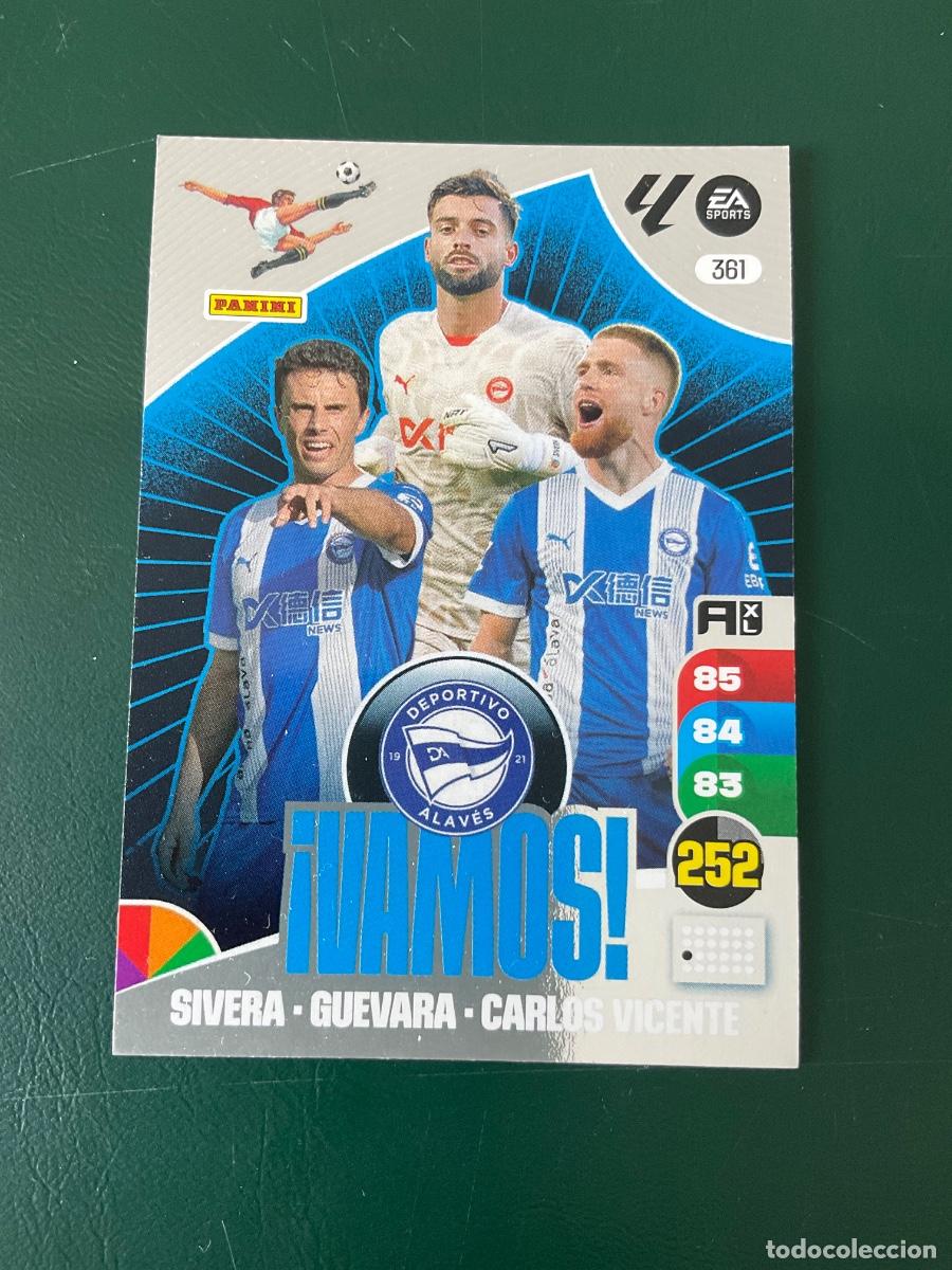 Cromos de f&uacute;tbol: Deportivo Alaves VAMOS n 361 Adrenalyn XL La Liga 2024 2025 (24 25)