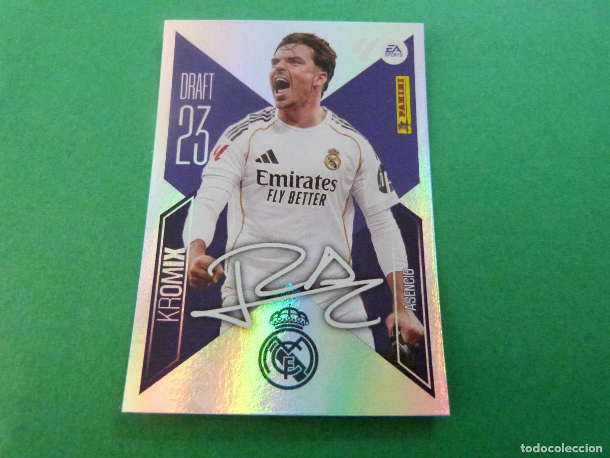 Cromos de f&uacute;tbol: CROMO FUTBOL ASENCIO REAL MADRID C.F. SIN PEGAR N&ordm; K1 KROMIX LIGA ESTE 2026-2027/26-27