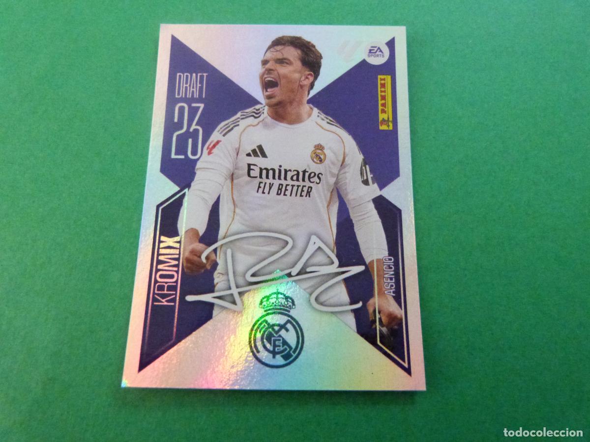Cromos de f&uacute;tbol: CROMO FUTBOL ASENCIO REAL MADRID C.F. SIN PEGAR N&ordm; K1 KROMIX LIGA ESTE 2026-2027/26-27
