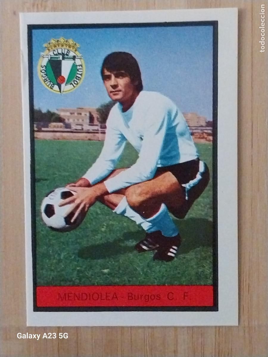 Cromos de f&uacute;tbol: MEDIOLEA BURGOS ED FHER LIGA 1972 72 73 CROMO RECUPERADO VENTANILLA PUNTAS PERFECTAS BE