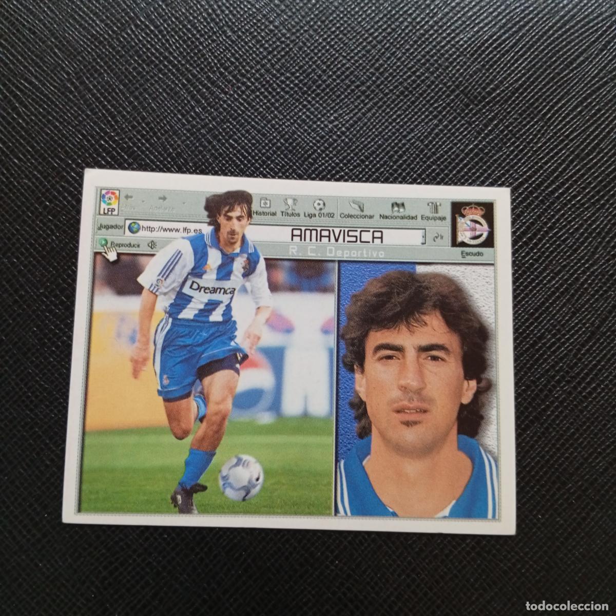 Cromos de f&uacute;tbol: AMAVISCA DEPORTIVO ESTE 2001 2002 CROMO FUTBOL 01 02 LIGA - SIN PEGAR - A216 PG388