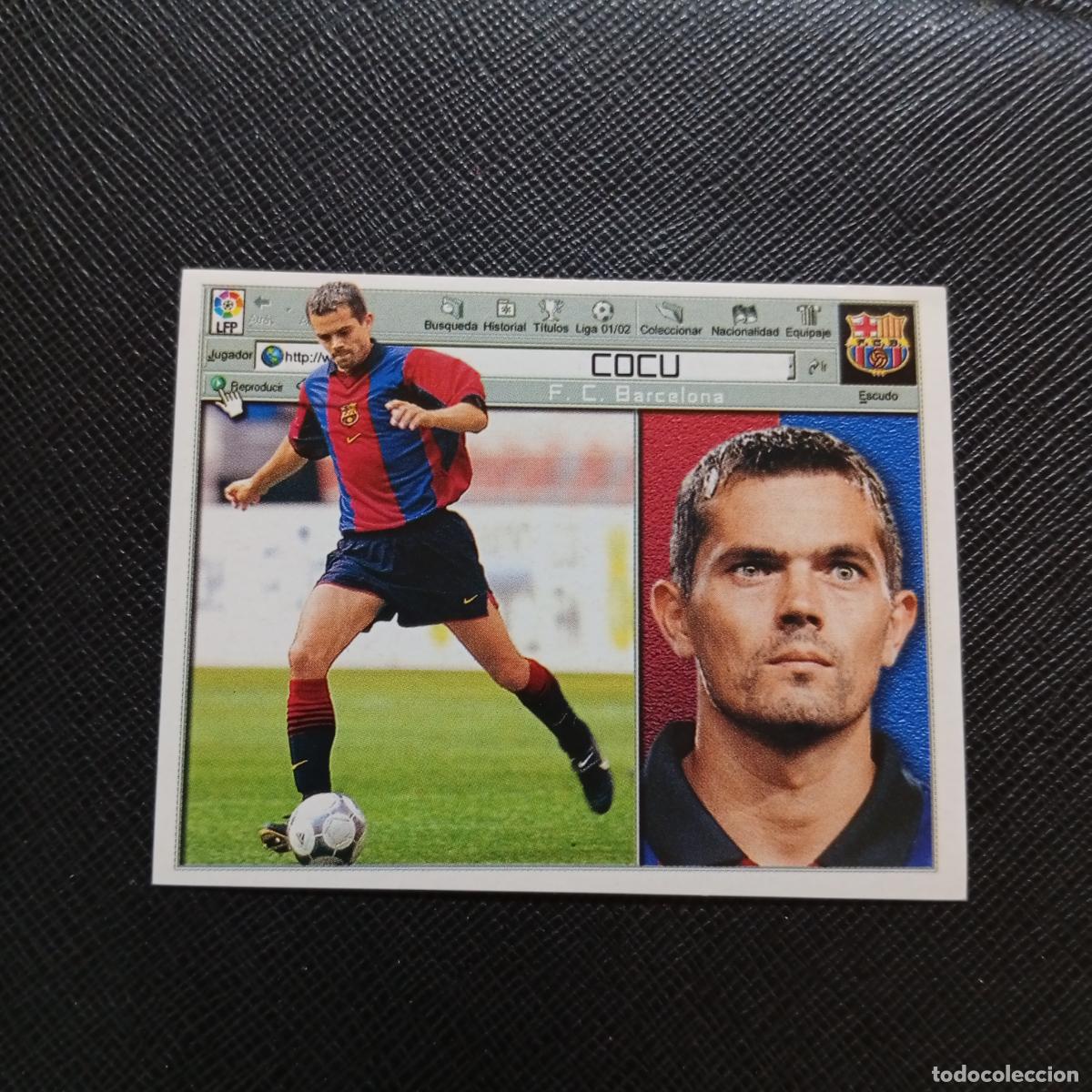 Cromos de f&uacute;tbol: COCU BARCELONA ESTE 2001 2002 CROMO FUTBOL 01 02 LIGA - SIN PEGAR - A216 PG388