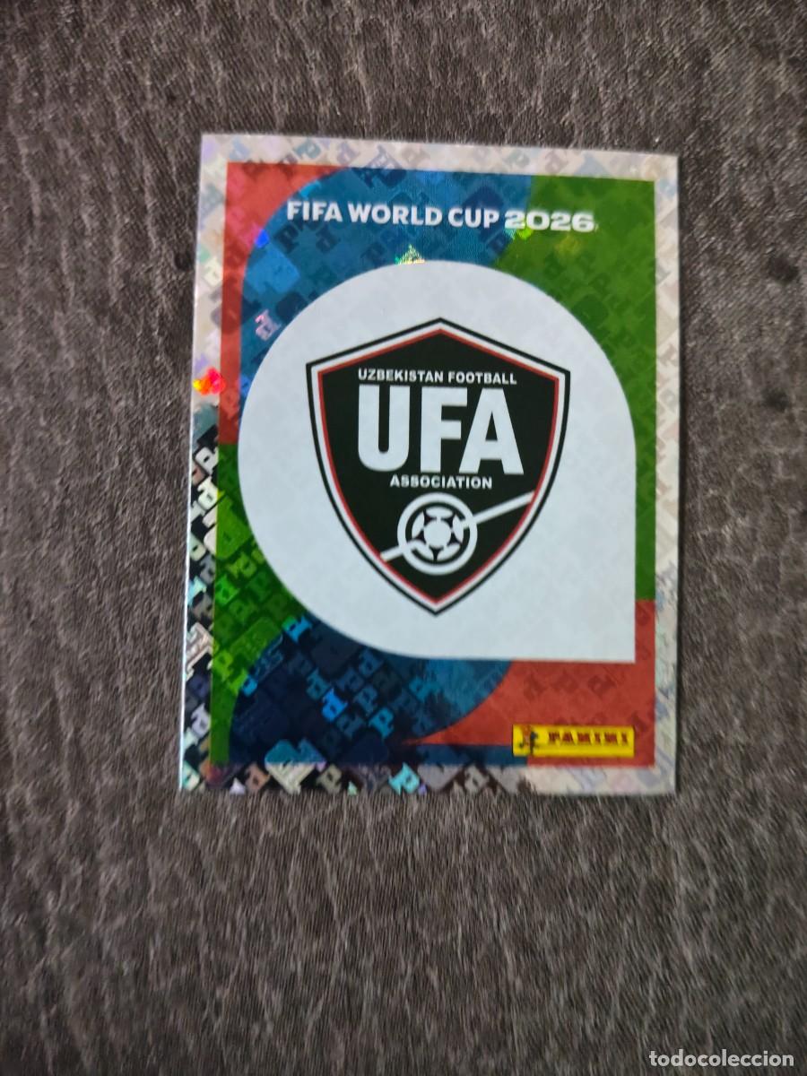 Cromos de f&uacute;tbol: Cromo UZB1 ESCUDO UZBEKIST&Aacute;N. Colecci&oacute;n FIFA WORLD CUP 2026 PANINI Nuevo