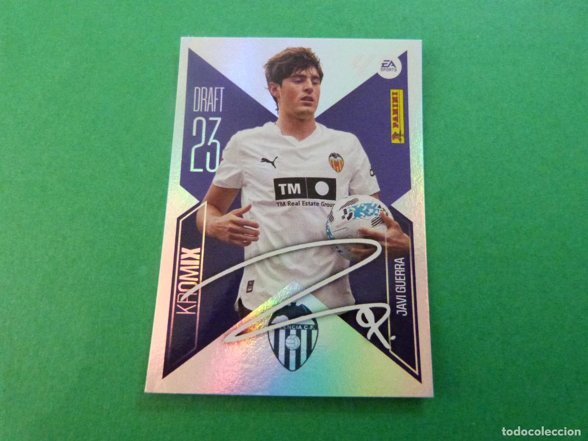 Figurine di Calcio: CROMO FUTBOL JAVI GUERRA VALENCIA C.F. SIN PEGAR N&ordm; K12 KROMIX LIGA ESTE 2026-2027/26-27