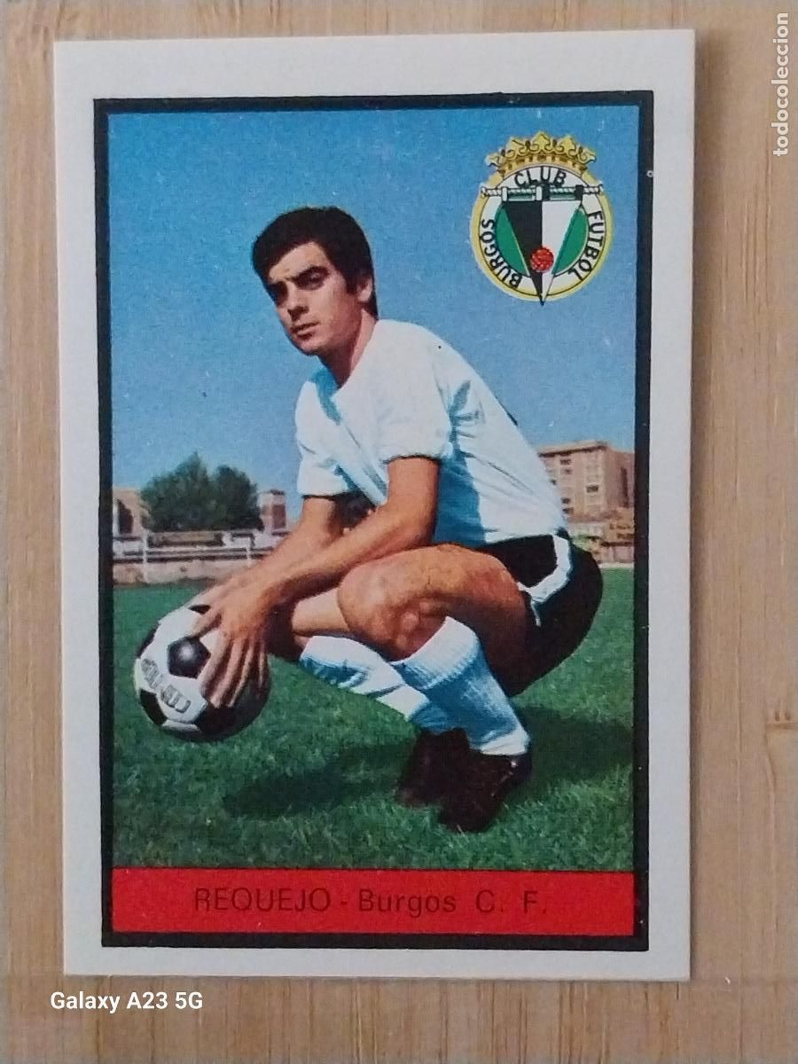 Figurine di Calcio: REQUEJO BURGOS ED FHER LIGA 1972 72 73 CROMO RECUPERADO VENTANILLA PUNTAS PERFECTAS BE