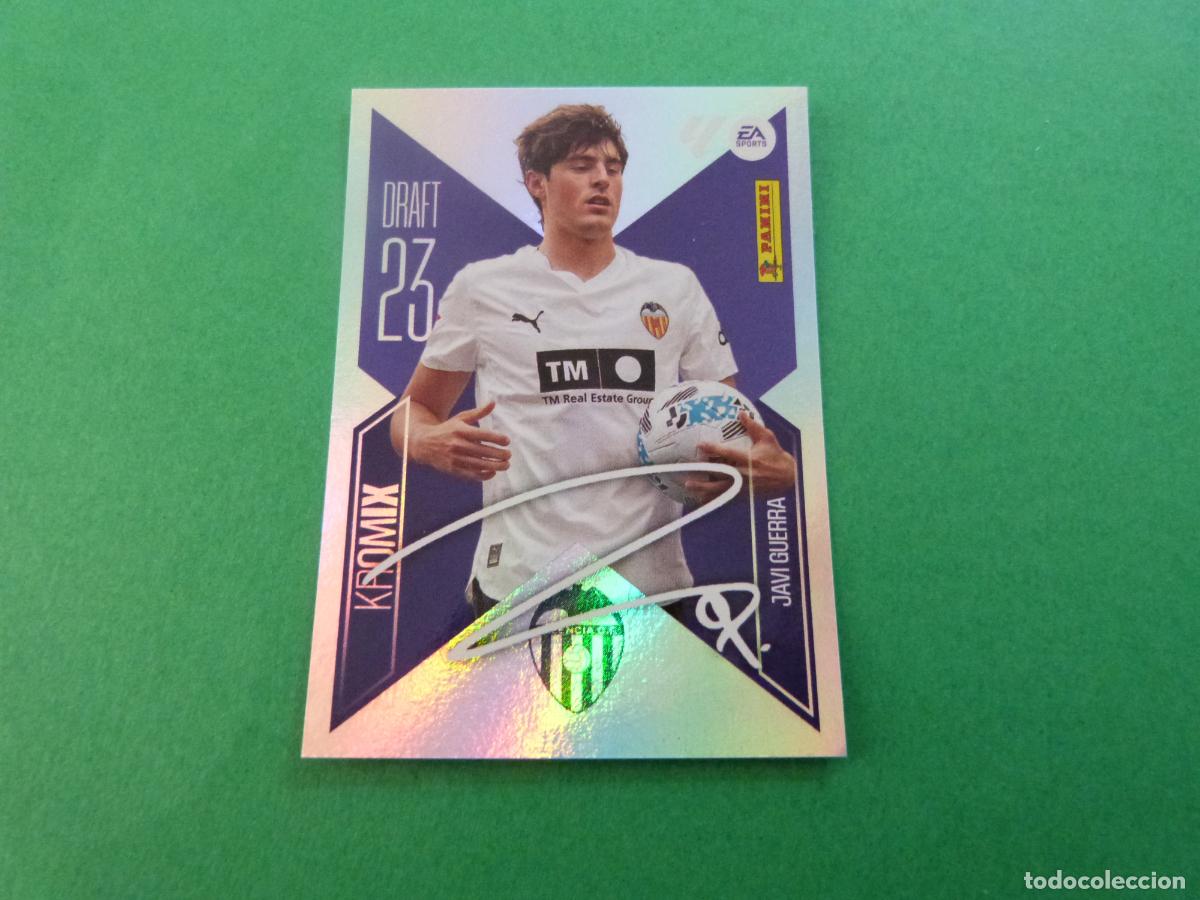 Cromos de f&uacute;tbol: CROMO FUTBOL JAVI GUERRA VALENCIA C.F. SIN PEGAR N&ordm; K12 KROMIX LIGA ESTE 2026-2027/26-27