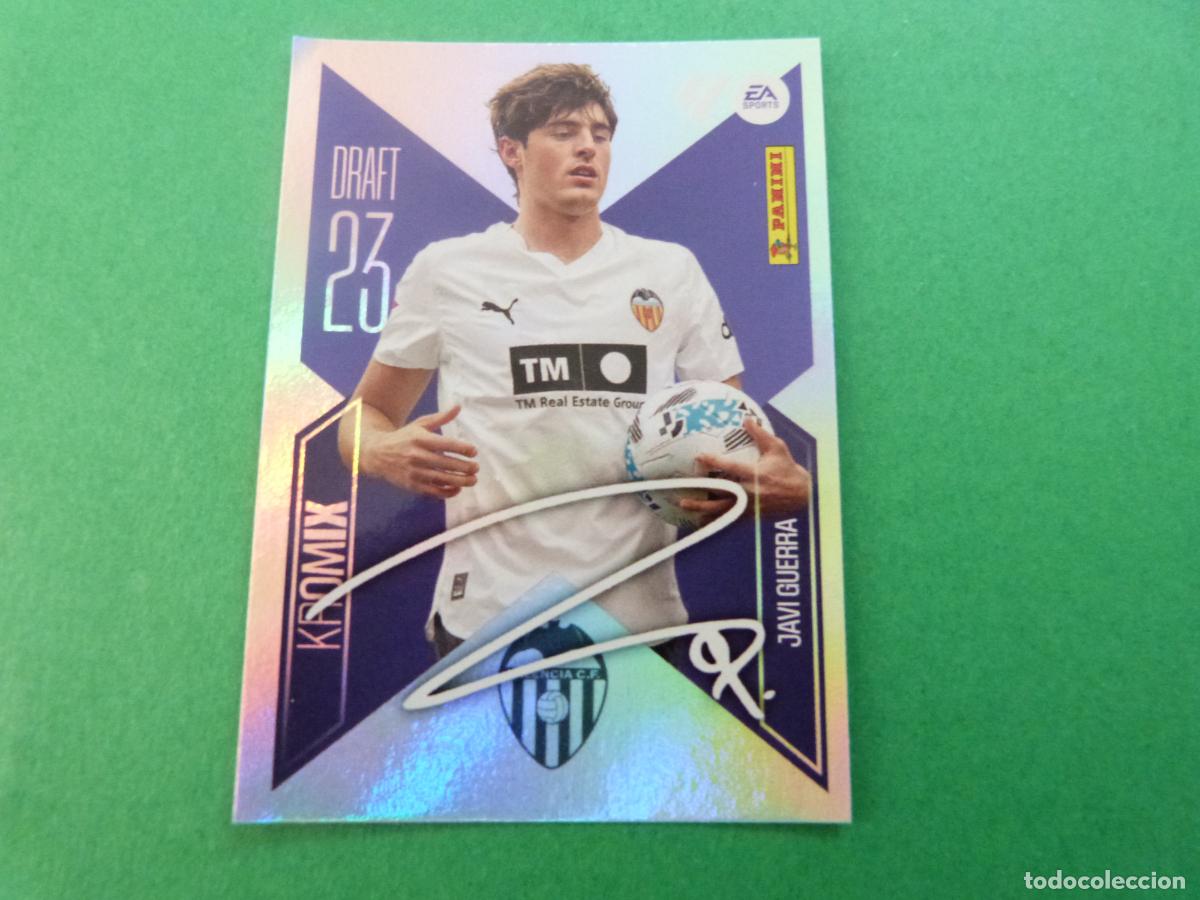 Cromos de f&uacute;tbol: CROMO FUTBOL JAVI GUERRA VALENCIA C.F. SIN PEGAR N&ordm; K12 KROMIX LIGA ESTE 2026-2027/26-27