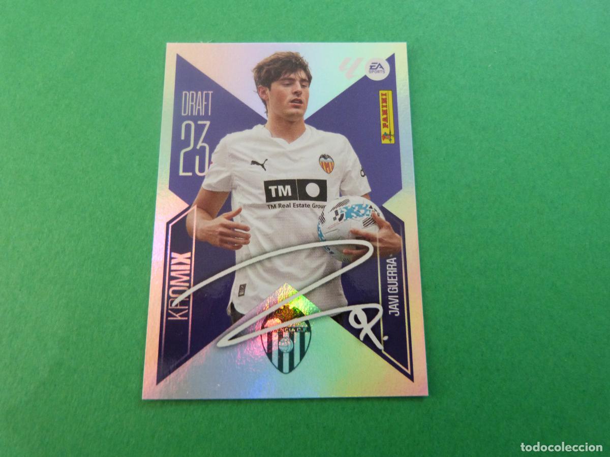 Cromos de f&uacute;tbol: CROMO FUTBOL JAVI GUERRA VALENCIA C.F. SIN PEGAR N&ordm; K12 KROMIX LIGA ESTE 2026-2027/26-27