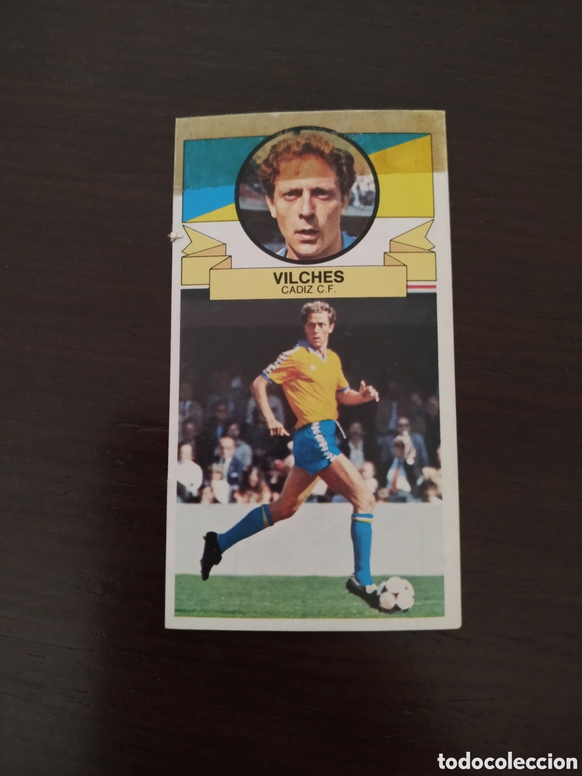 Cromos de f&uacute;tbol: VILCHES, baja del C&aacute;diz, Cromo de f&uacute;tbol LIGA ESTE 85-86 1985-1986 NUEVO SIN PEGAR