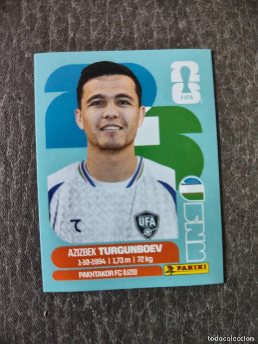 Cromos de f&uacute;tbol: Cromo UZB14 AZIZBEK TURGUNBOEV UZBEKIST&Aacute;N. Colecci&oacute;n FIFA WORLD CUP 2026 PANINI Nuevo