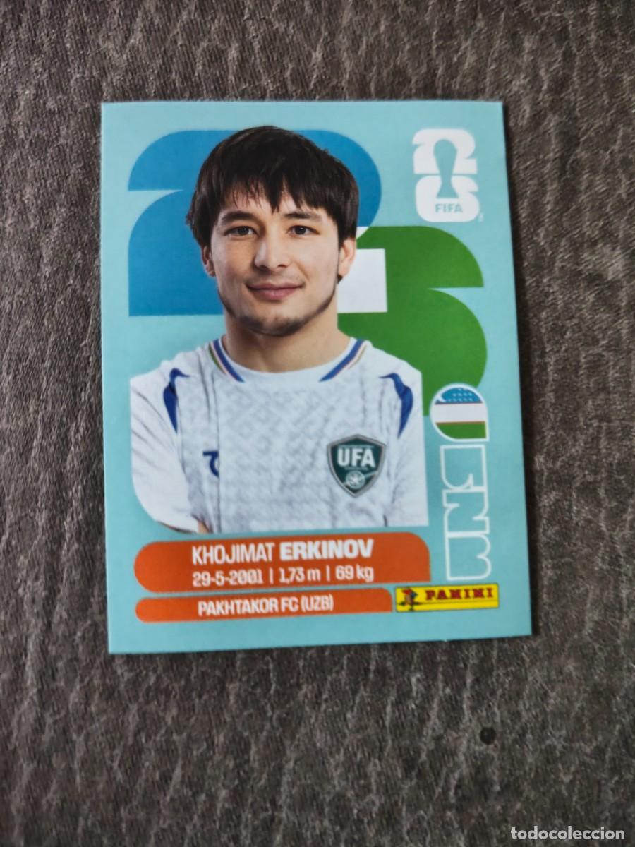 Cromos de f&uacute;tbol: Cromo UZB15 KHOJIMAT ERKINOV UZBEKIST&Aacute;N. Colecci&oacute;n FIFA WORLD CUP 2026 PANINI Nuevo