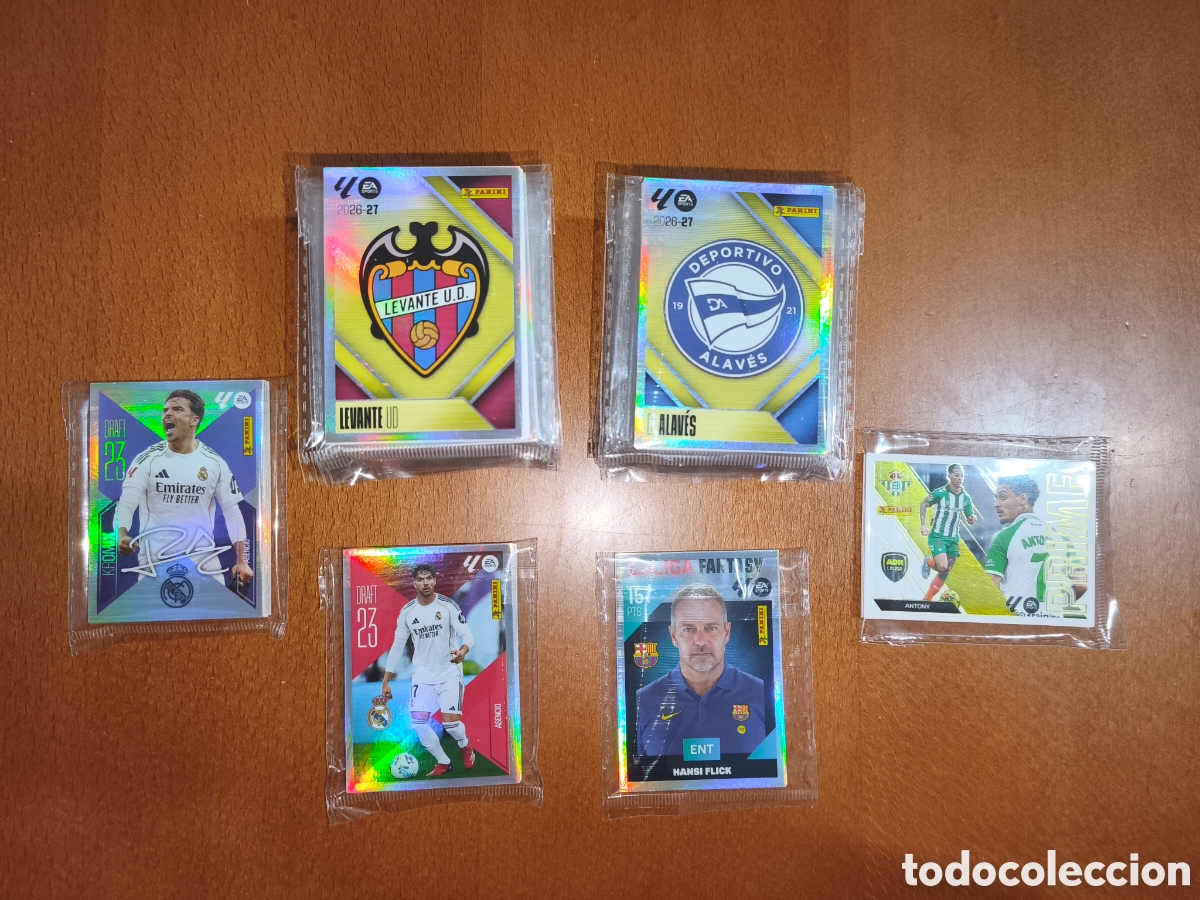 Cromos de f&uacute;tbol: Lote 1a edici&oacute;n liga este 26/27 leer