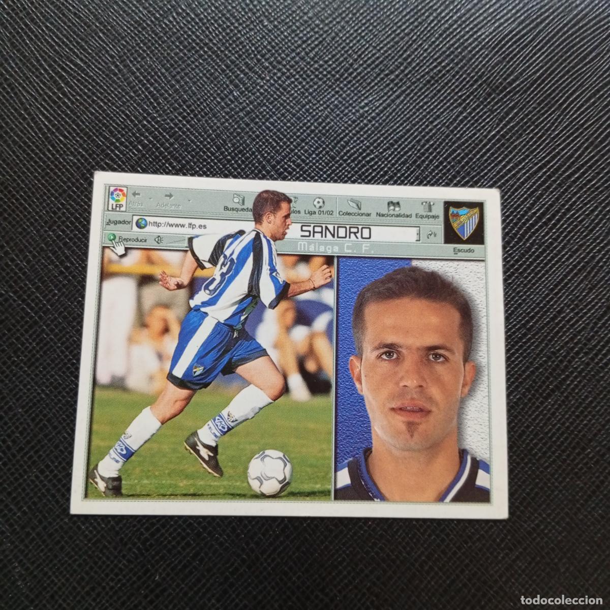 Cromos de f&uacute;tbol: SANDRO MALAGA ESTE 2001 2002 CROMO FUTBOL 01 02 LIGA - SIN PEGAR - A216 PG388
