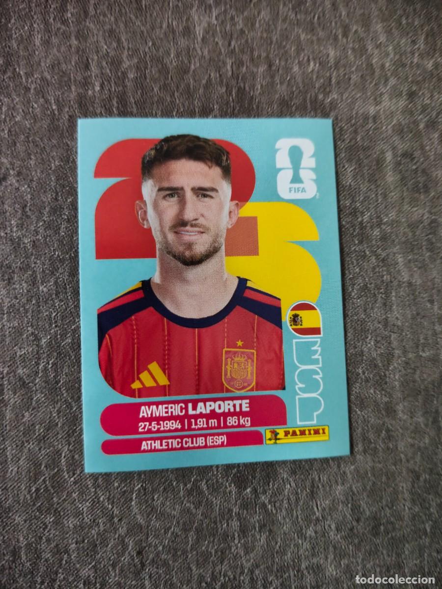 Cromos de f&uacute;tbol: Cromo ESP4 AYMERIC LAPORTE ESPA&Ntilde;A. Colecci&oacute;n FIFA WORLD CUP 2026 PANINI Nuevo