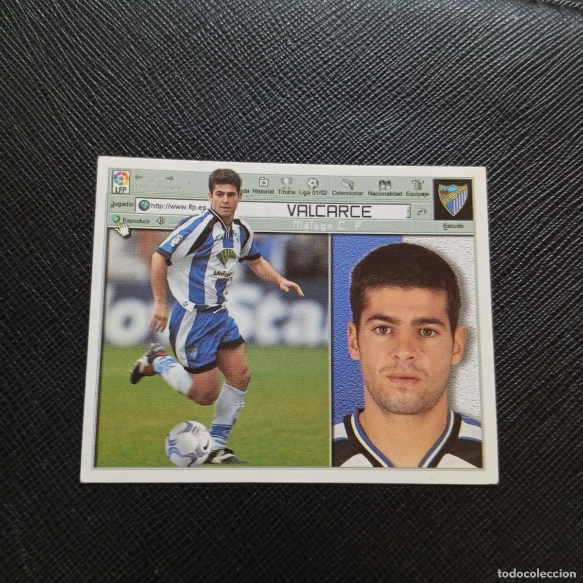 Cromos de f&uacute;tbol: VALCARCE MALAGA ESTE 2001 2002 CROMO FUTBOL 01 02 LIGA - SIN PEGAR - A216 PG397