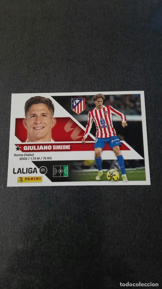 Cromos de f&uacute;tbol: Giuliano Simeone Liga Este 26 27 2026 2027 Atletico de Madrid