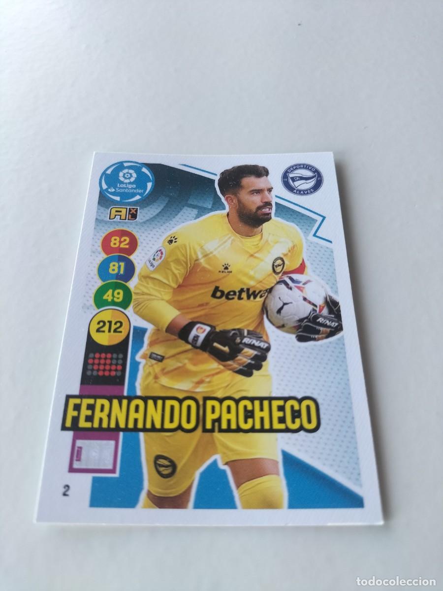 Figurine di Calcio: 1 CROMO FICHA PANINI ADRENALYN TEMPORADA 20-21 2020-2021 DEPORTIVO ALAVES - 2 - FERNANDO PACHECO