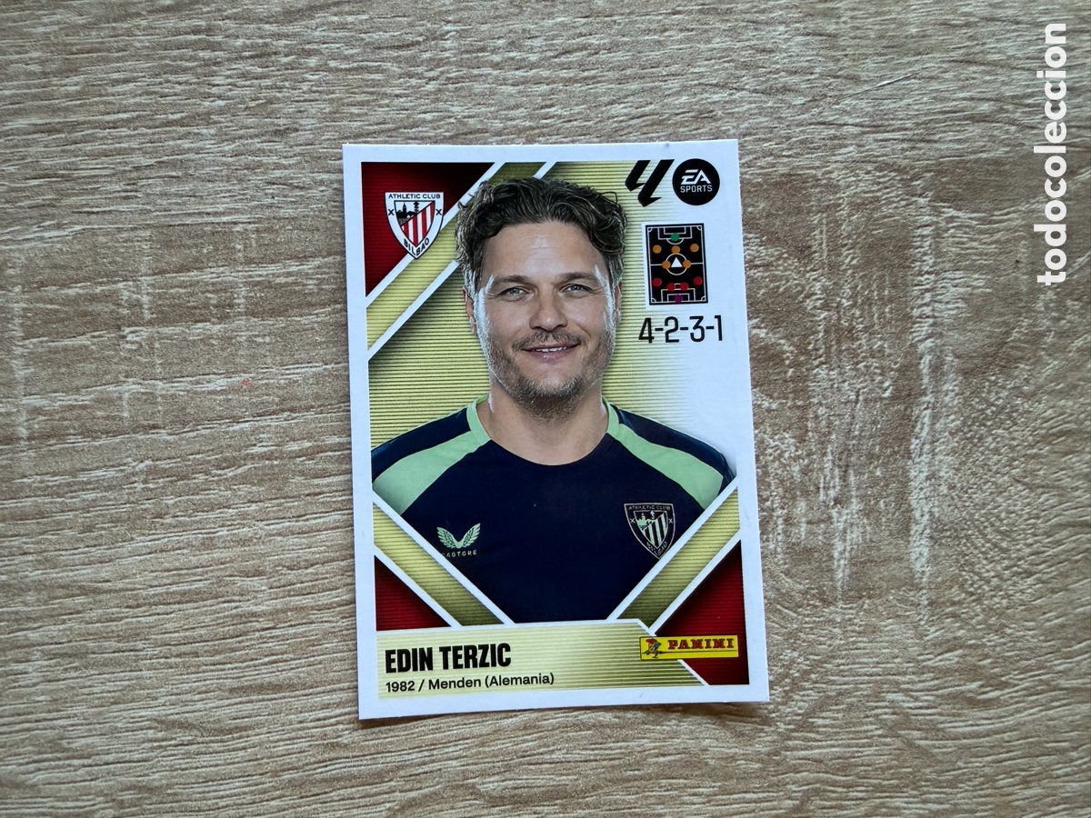Figurine di Calcio: 2 EDIN TERZIC LIGA ESTE EDICIONES ESTE 2026 2027 26 27 ATHLETIC CLUB