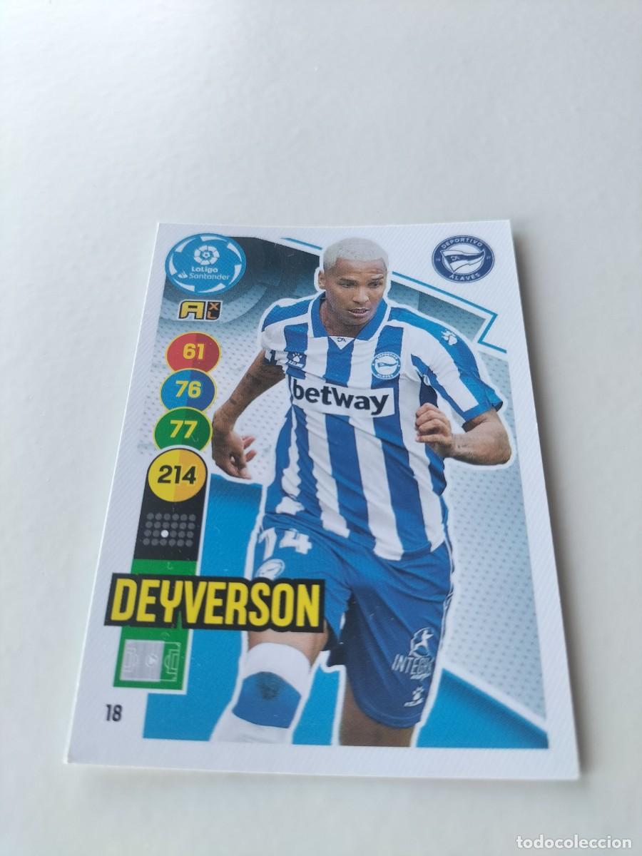 Figurine di Calcio: 1 CROMO FICHA PANINI ADRENALYN TEMPORADA 20-21 2020-2021 DEPORTIVO ALAVES - 18 DEYVERSON
