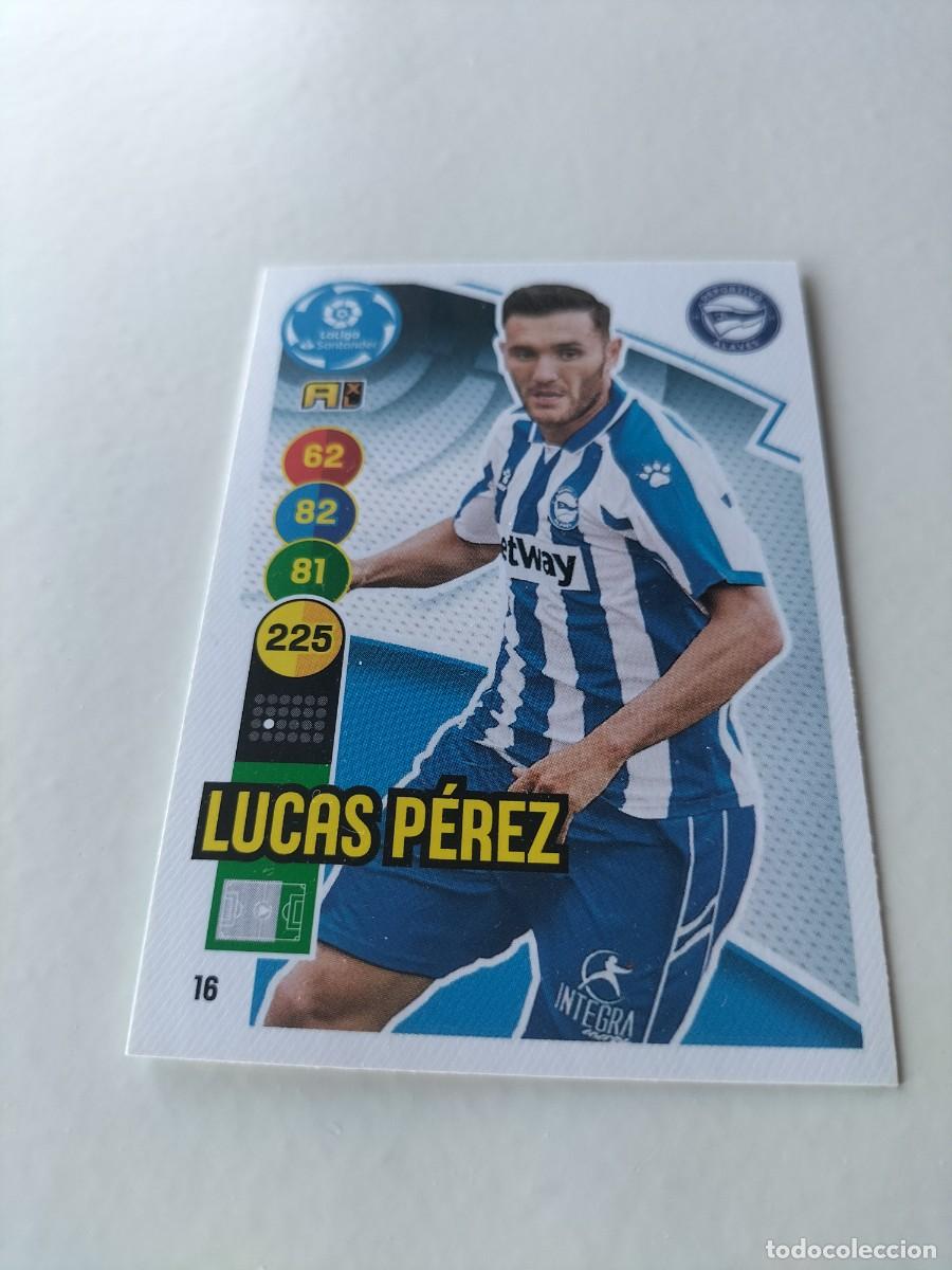 Figurine di Calcio: 1 CROMO FICHA PANINI ADRENALYN TEMPORADA 20-21 2020-2021 DEPORTIVO ALAVES - 16 LUCAS P&Eacute;REZ