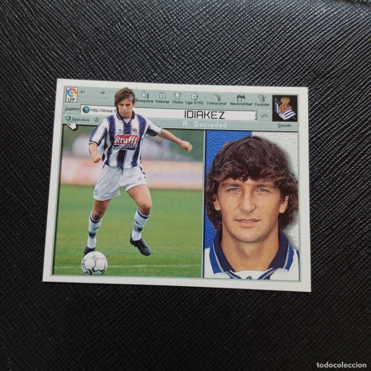 Cromos de f&uacute;tbol: IDIAKEZ REAL SOCIEDAD ESTE 2001 2002 CROMO FUTBOL 01 02 LIGA - SIN PEGAR - A216 PG397
