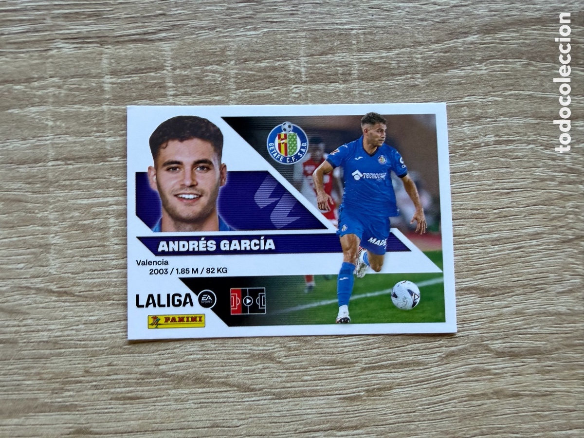 Cromos de f&uacute;tbol: 18 ANDR&Eacute;S GARC&Iacute;A &Uacute;LTIMOS FICHAJES LIGA ESTE EDICIONES ESTE 2026 2027 26 27 GETAFE CF