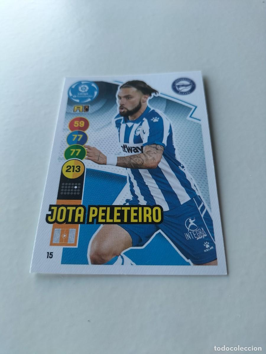 Cromos de f&uacute;tbol: 1 CROMO FICHA PANINI ADRENALYN TEMPORADA 20-21 2020-2021 DEPORTIVO ALAVES - 15 JOTA PELETEIRO