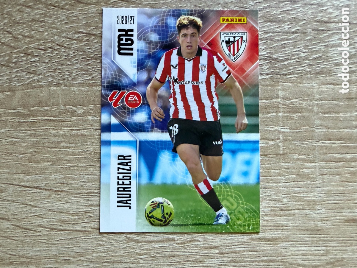 Cromos de f&uacute;tbol: 46 JAUREGIZAR LIGA ESTE EDICIONES ESTE 2026 2027 26 27 ATHLETIC CLUB
