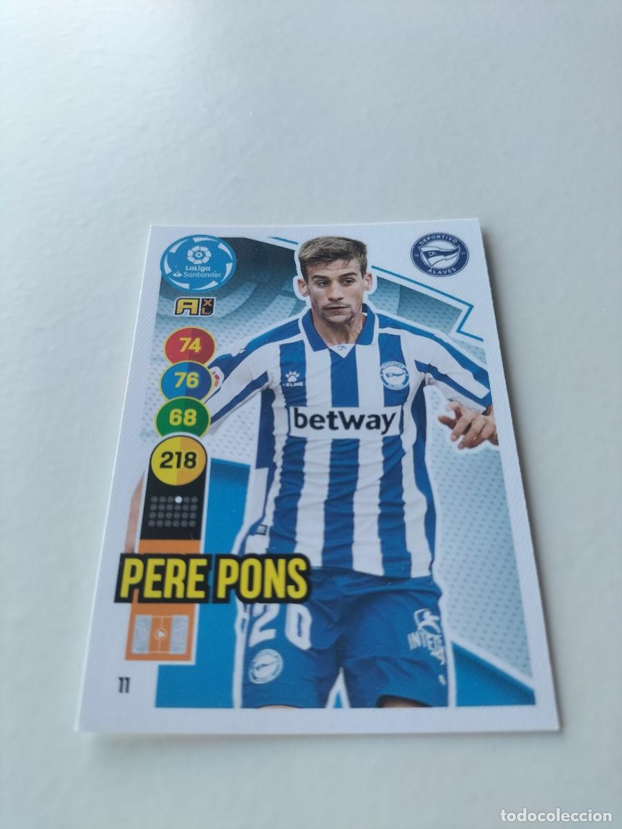 Cartes &agrave; collectionner de Football: 1 CROMO FICHA PANINI ADRENALYN TEMPORADA 20-21 2020-2021 DEPORTIVO ALAVES - 11 PERE PONS