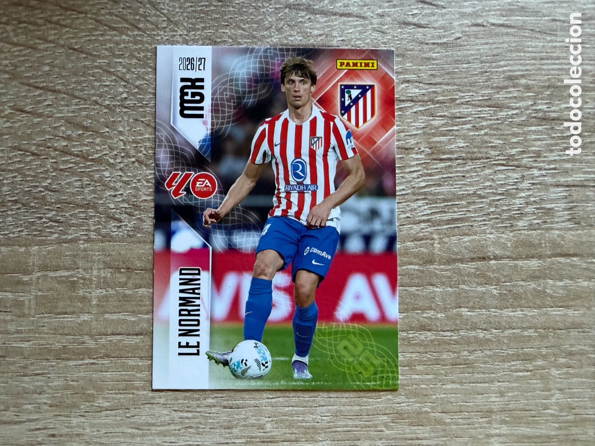 Fu&szlig;ball-Sticker: 59 LE NORMAND LIGA ESTE EDICIONES ESTE 2026 2027 26 27 ATL&Eacute;TICO DE MADRID