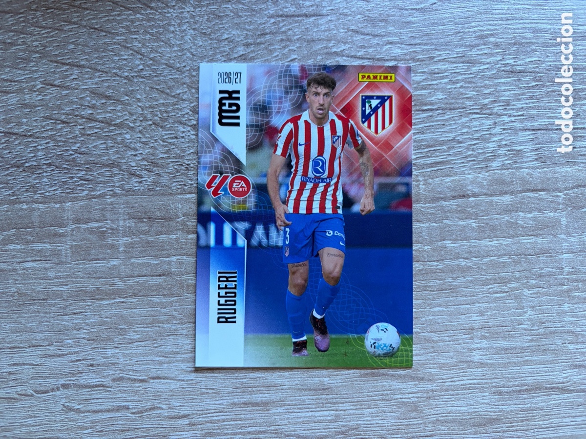 Fu&szlig;ball-Sticker: 63 RUGGERI LIGA ESTE EDICIONES ESTE 2026 2027 26 27 ATL&Eacute;TICO DE MADRID