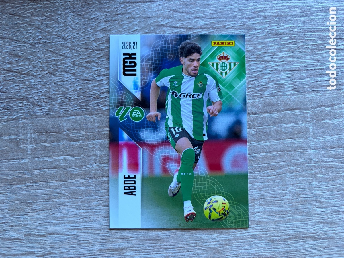 Fu&szlig;ball-Sticker: 108 ABDE LIGA ESTE EDICIONES ESTE 2026 2027 26 27 REAL BETIS