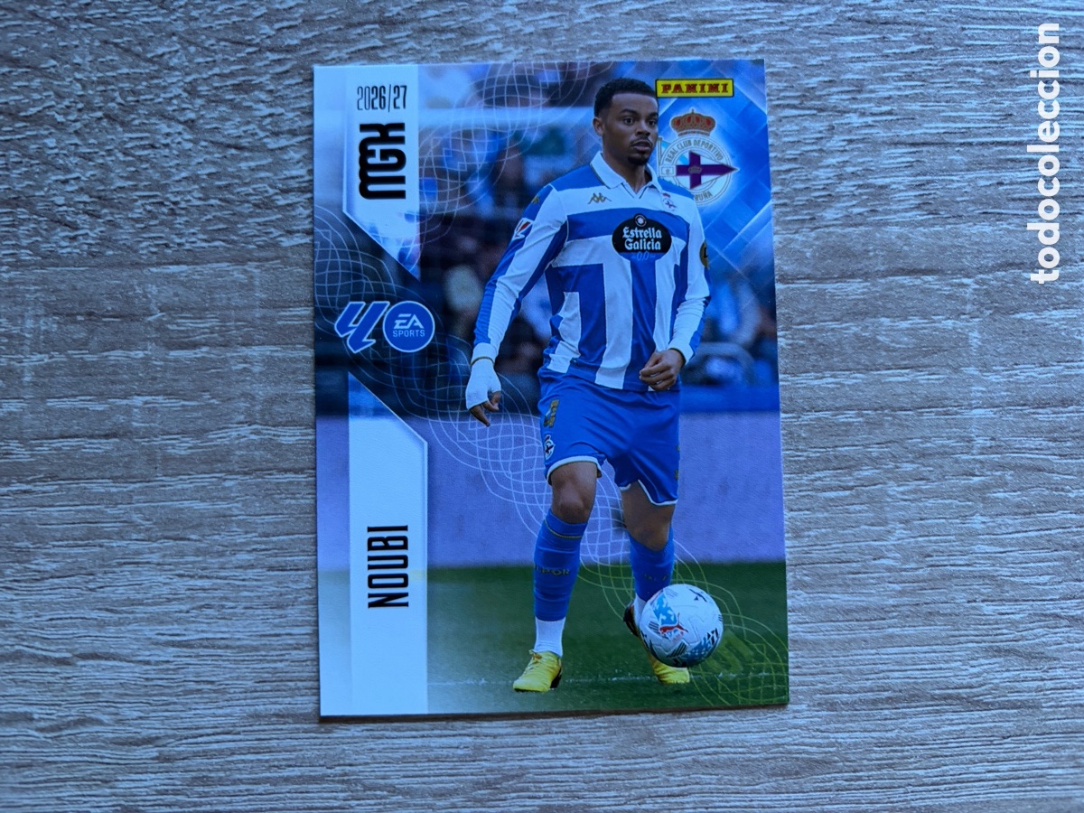 Fu&szlig;ball-Sticker: 132 NOUBI LIGA ESTE EDICIONES ESTE 2026 2027 26 27 DEPORTIVO DE LA CORU&Ntilde;A