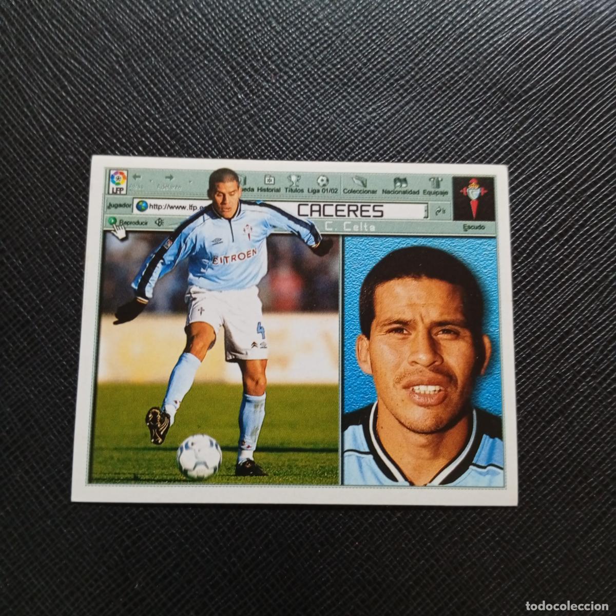 Fu&szlig;ball-Sticker: CACERES CELTA ESTE 2001 2002 CROMO FUTBOL 01 02 LIGA - SIN PEGAR - A216 PG406