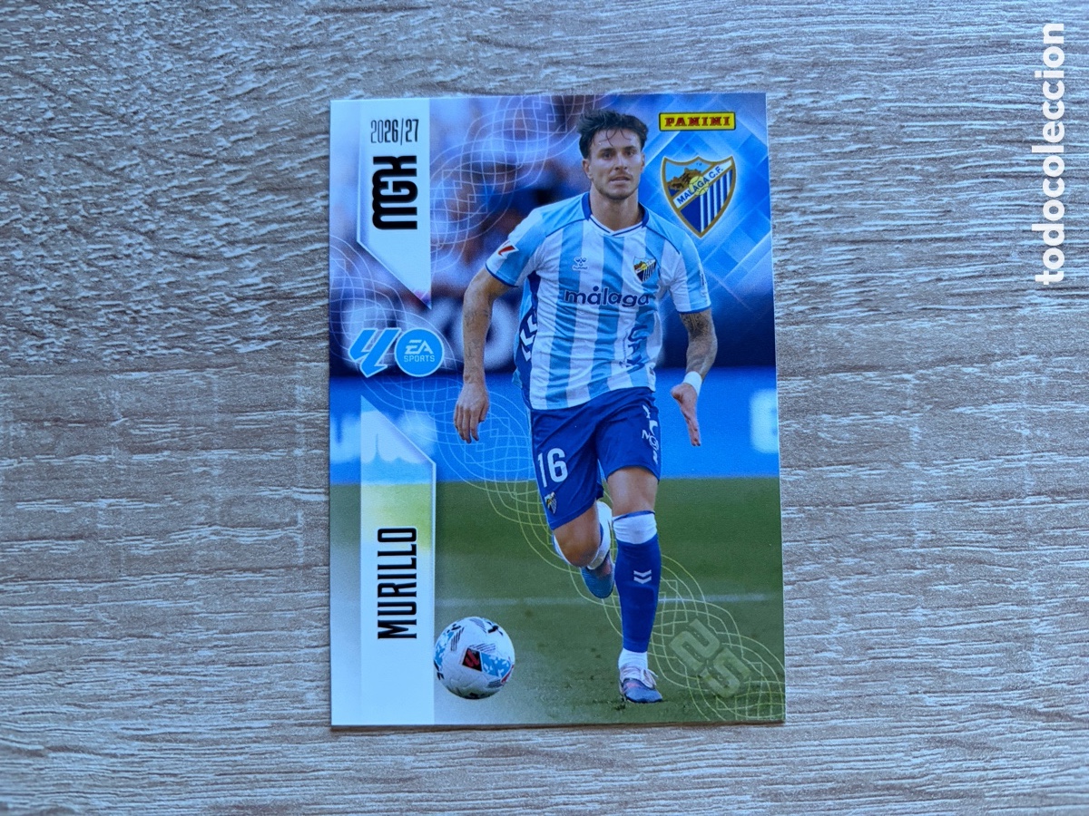 Fu&szlig;ball-Sticker: 239 MURILLO LIGA ESTE EDICIONES ESTE 2026 2027 26 27 M&Aacute;LAGA CF