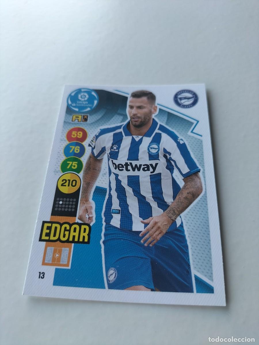 Fu&szlig;ball-Sticker: 1 CROMO FICHA PANINI ADRENALYN TEMPORADA 20-21 2020-2021 DEPORTIVO ALAVES 13 EDGARD