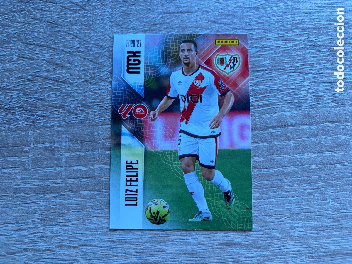Fu&szlig;ball-Sticker: 296 LUIZ FELIPE LIGA ESTE EDICIONES ESTE 2026 2027 26 27 RAYO VALLECANO