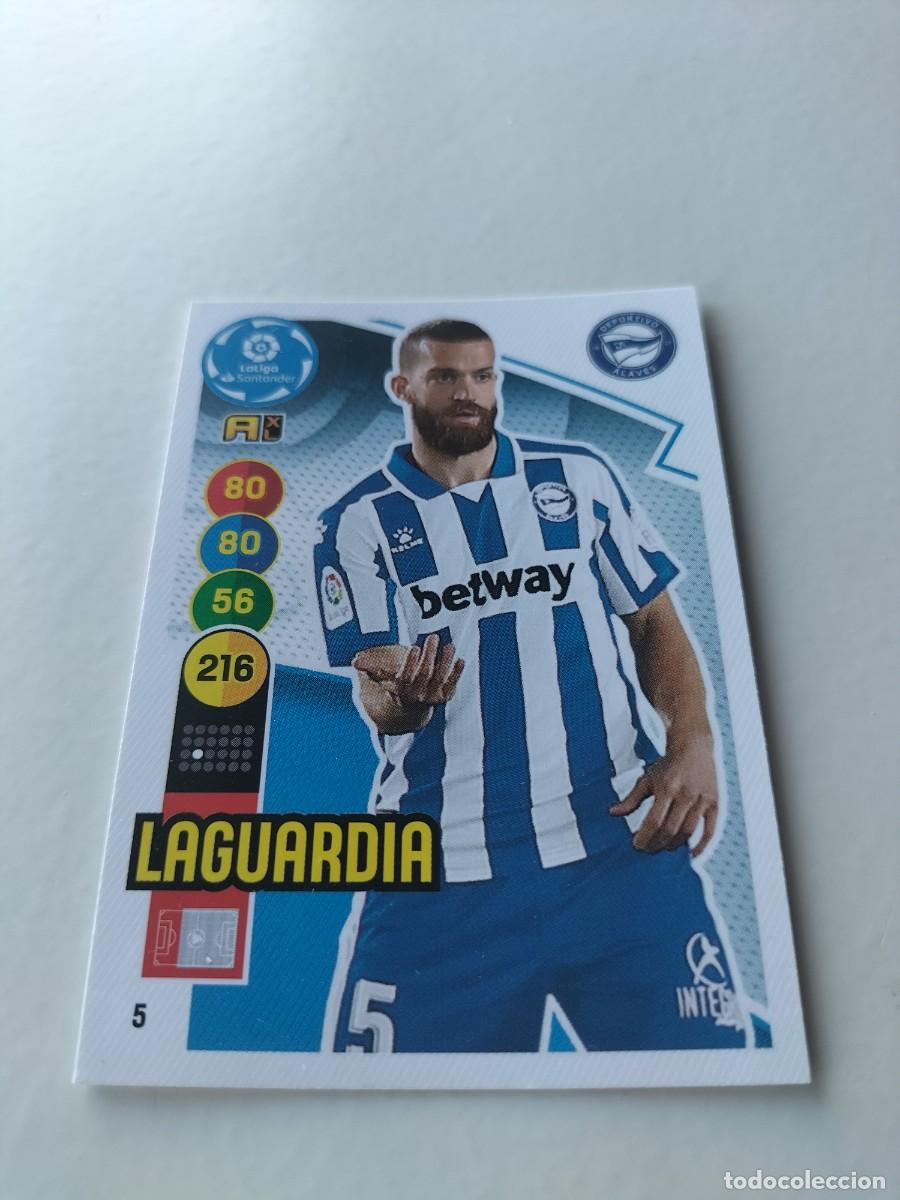 Fu&szlig;ball-Sticker: 1 CROMO FICHA PANINI ADRENALYN TEMPORADA 20-21 2020-2021 DEPORTIVO ALAVES 5 LAGUARDIA