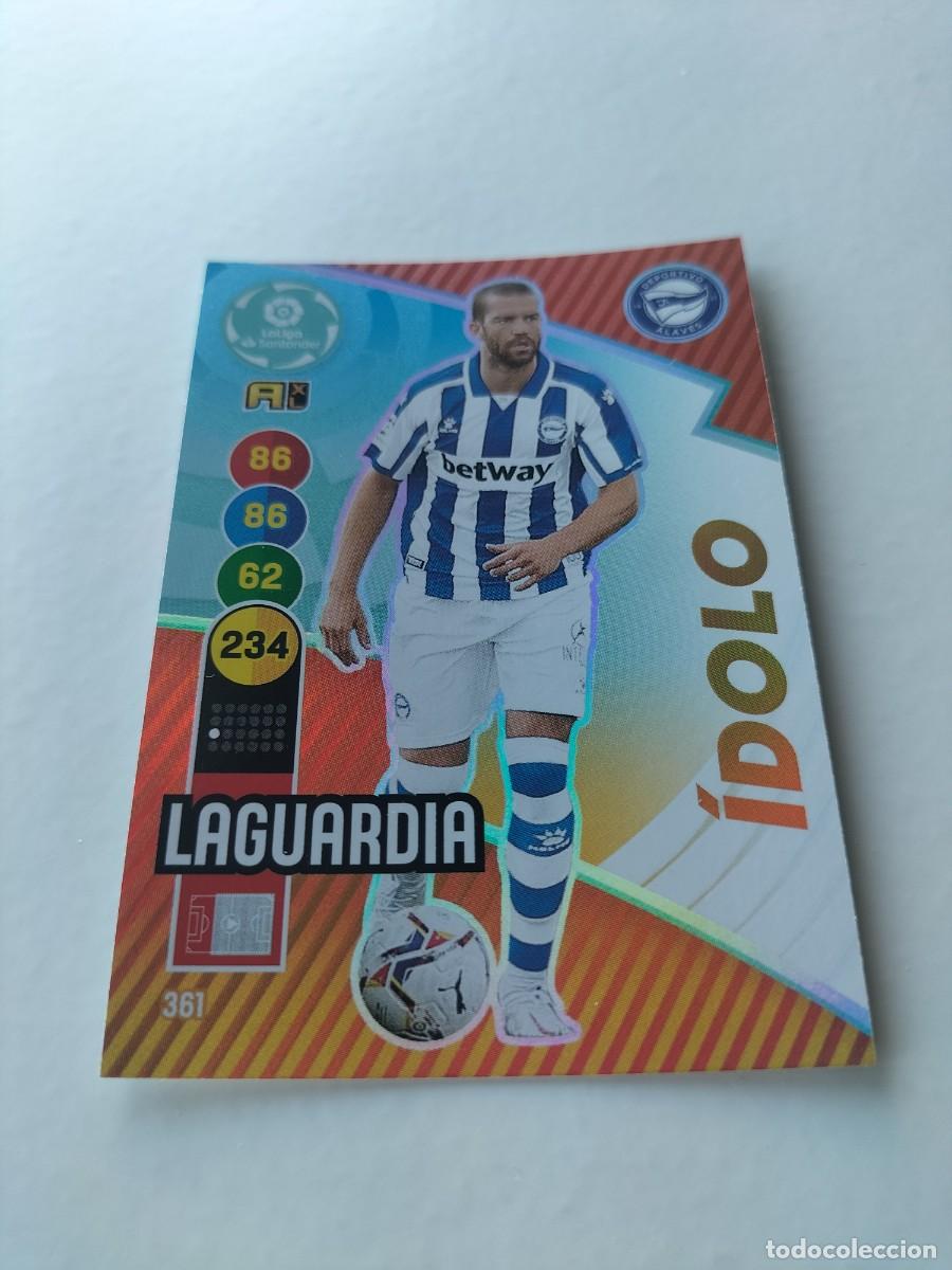 Fu&szlig;ball-Sticker: 1 CROMO FICHA PANINI ADRENALYN TEMPORADA 20-21 2020-2021 DEPORTIVO ALAVES 361 LAGUARDIA ( IDOLO