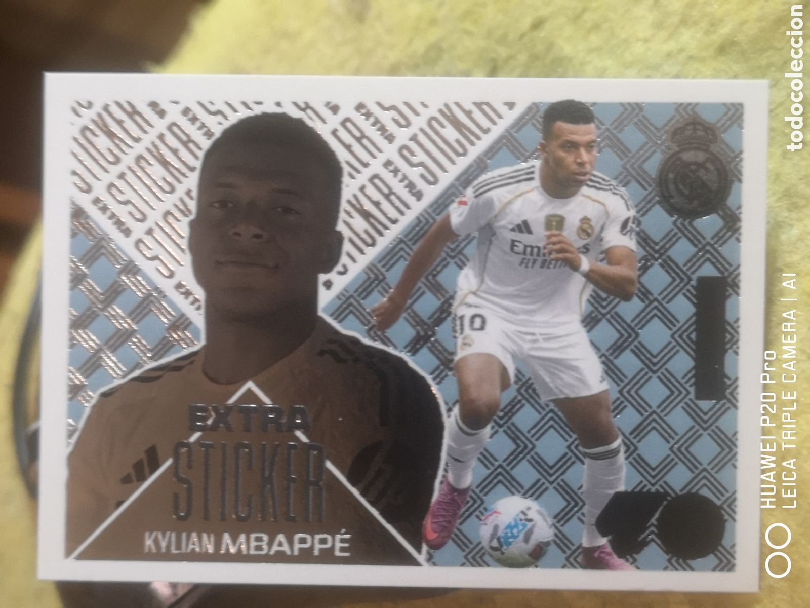 Cromos de f&uacute;tbol: MBAPPE EXTRA STICKER PLATA LIGA ESTE 2026 2027 2026 27 REAL MADRID