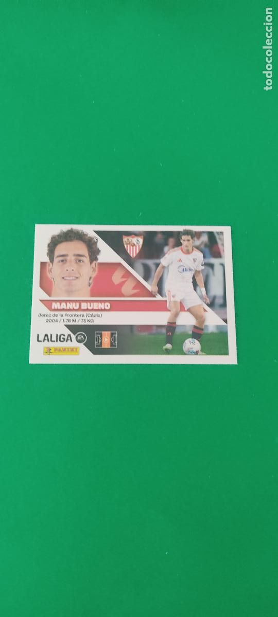Fu&szlig;ball-Sticker: CROMO FUTBOL MANU BUENO SEVILLA F.C. SIN PEGAR N&ordm; 16 LIGA ESTE 2026-2027/26-27 PANINI
