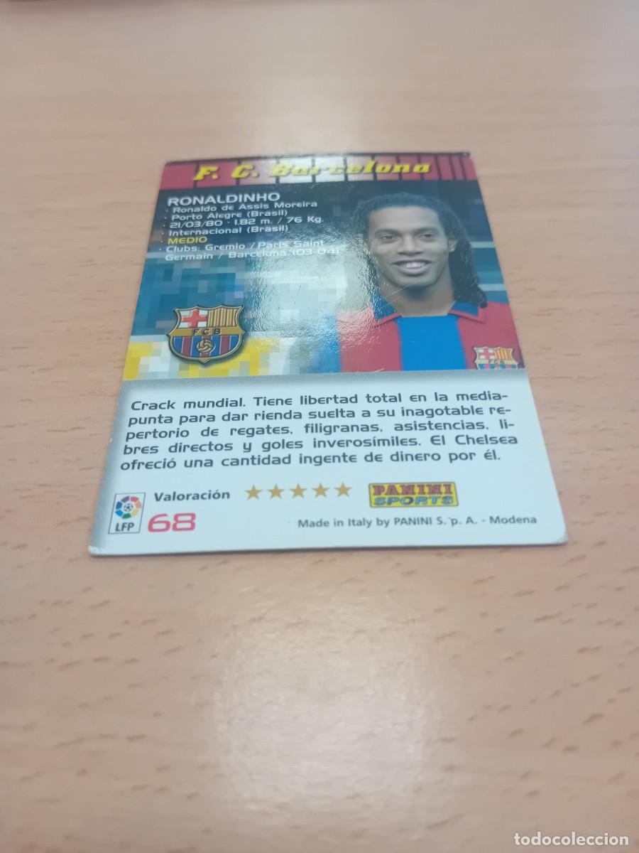 Cromos de f&uacute;tbol: Ronaldinho megacracks 04 05 - Foto 2