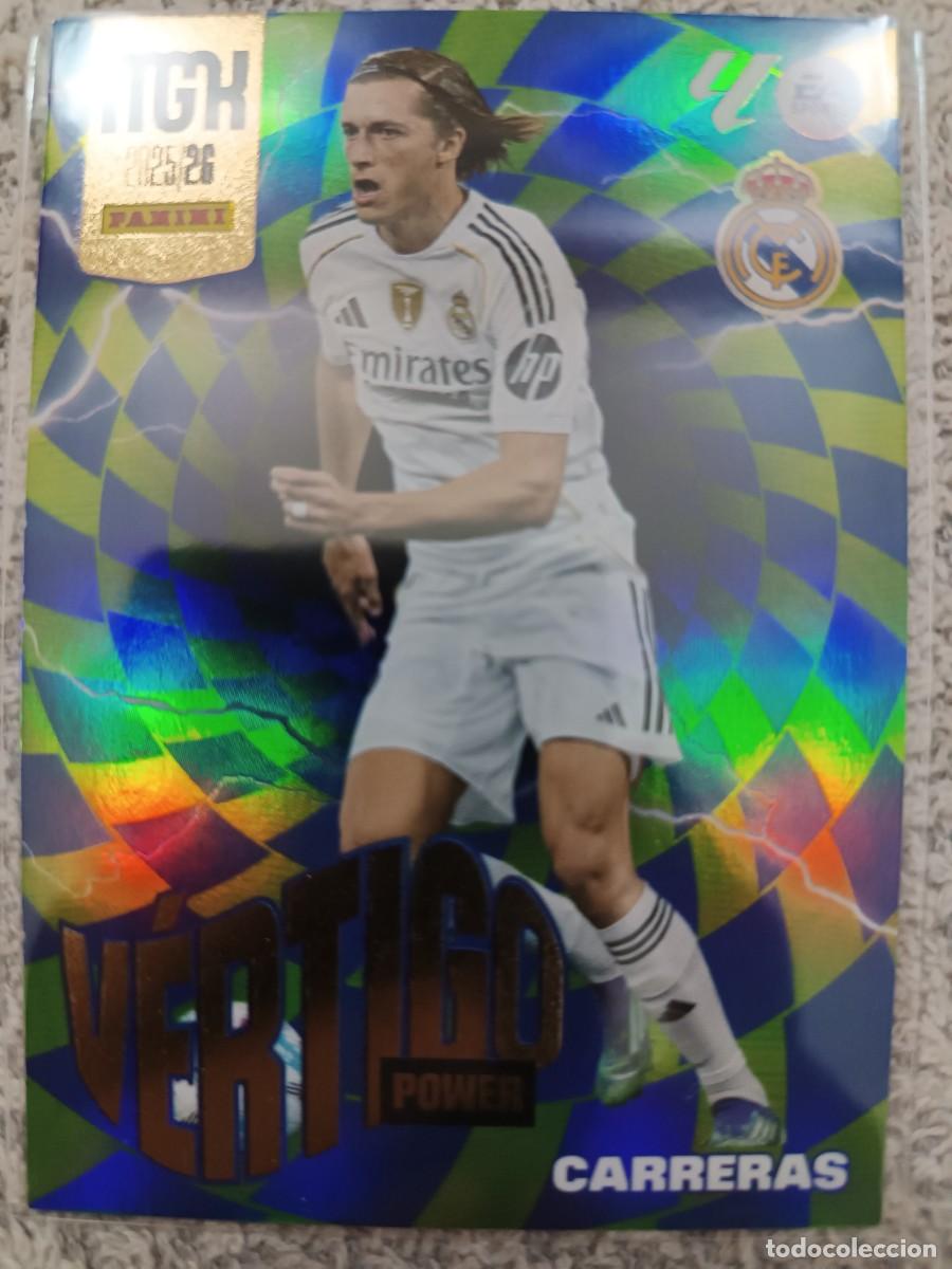 Cromos de f&uacute;tbol: MEGACRACKS 2025-2026 P508 Carreras Real Madrid VERTIGO POWER