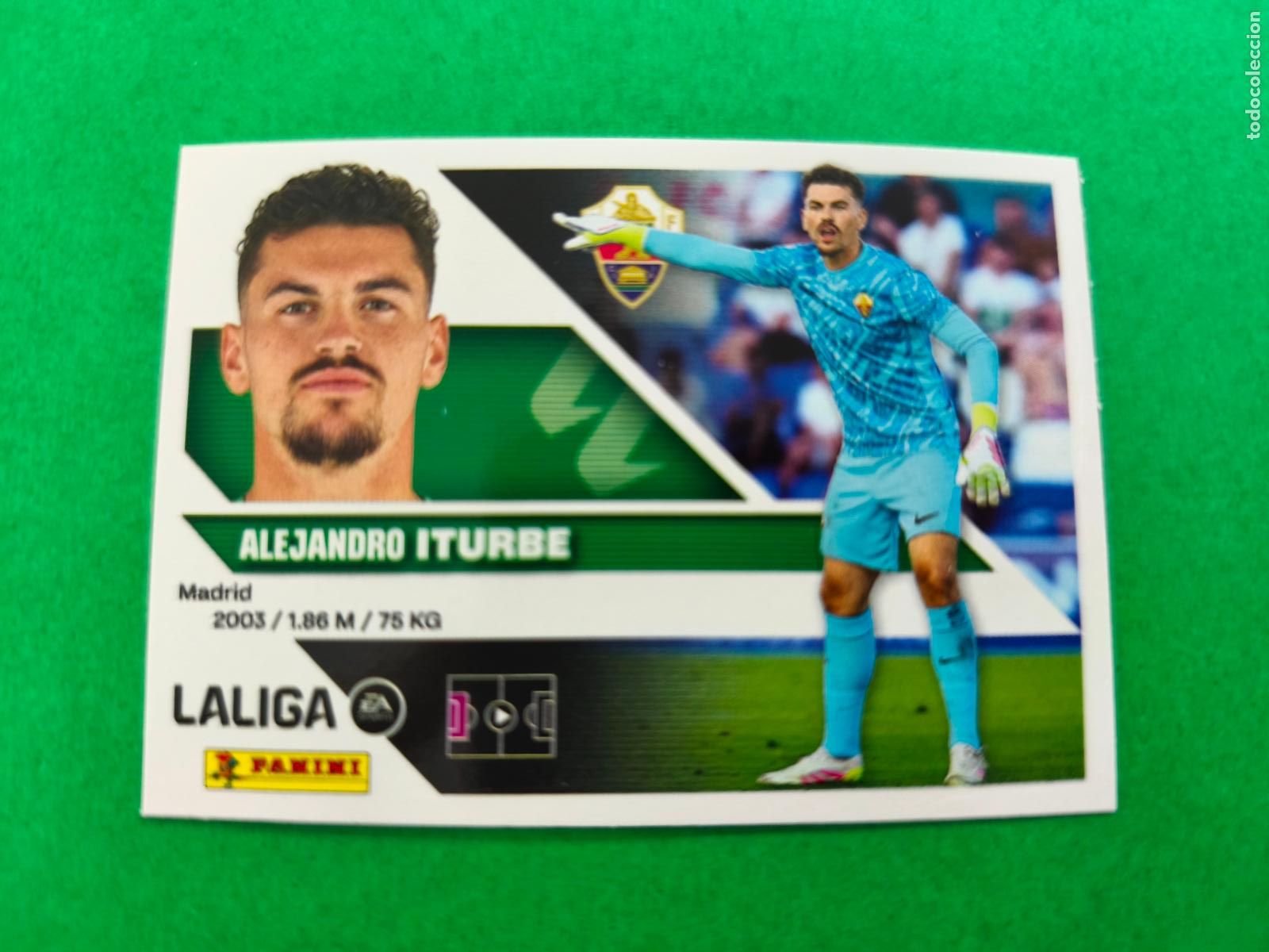 Cromos de f&uacute;tbol: CROMO FUTBOL ITURBE ELCHE C.F. SIN PEGAR N&ordm; 4 2&ordf; EDICI&Oacute;N LIGA ESTE 2026-2027/26-27 PANINI