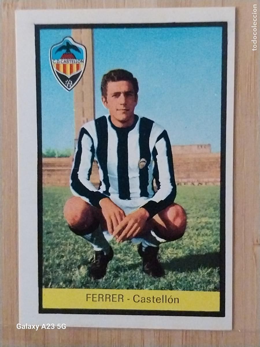 Cromos de f&uacute;tbol: FERRER CASTELL&Oacute;N ED FHER LIGA 1972 72 73 CROMO RECUPERADO VENTANILLA PUNTAS PERFECTAS BE