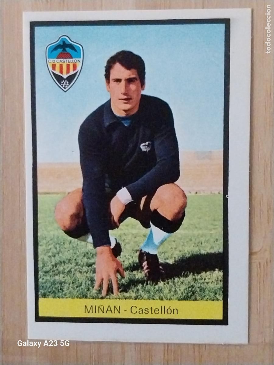 Cromos de f&uacute;tbol: MI&Ntilde;AN CASTELL&Oacute;N ED FHER LIGA 1972 72 73 CROMO RECUPERADO VENTANILLA PUNTAS PERFECTAS BE
