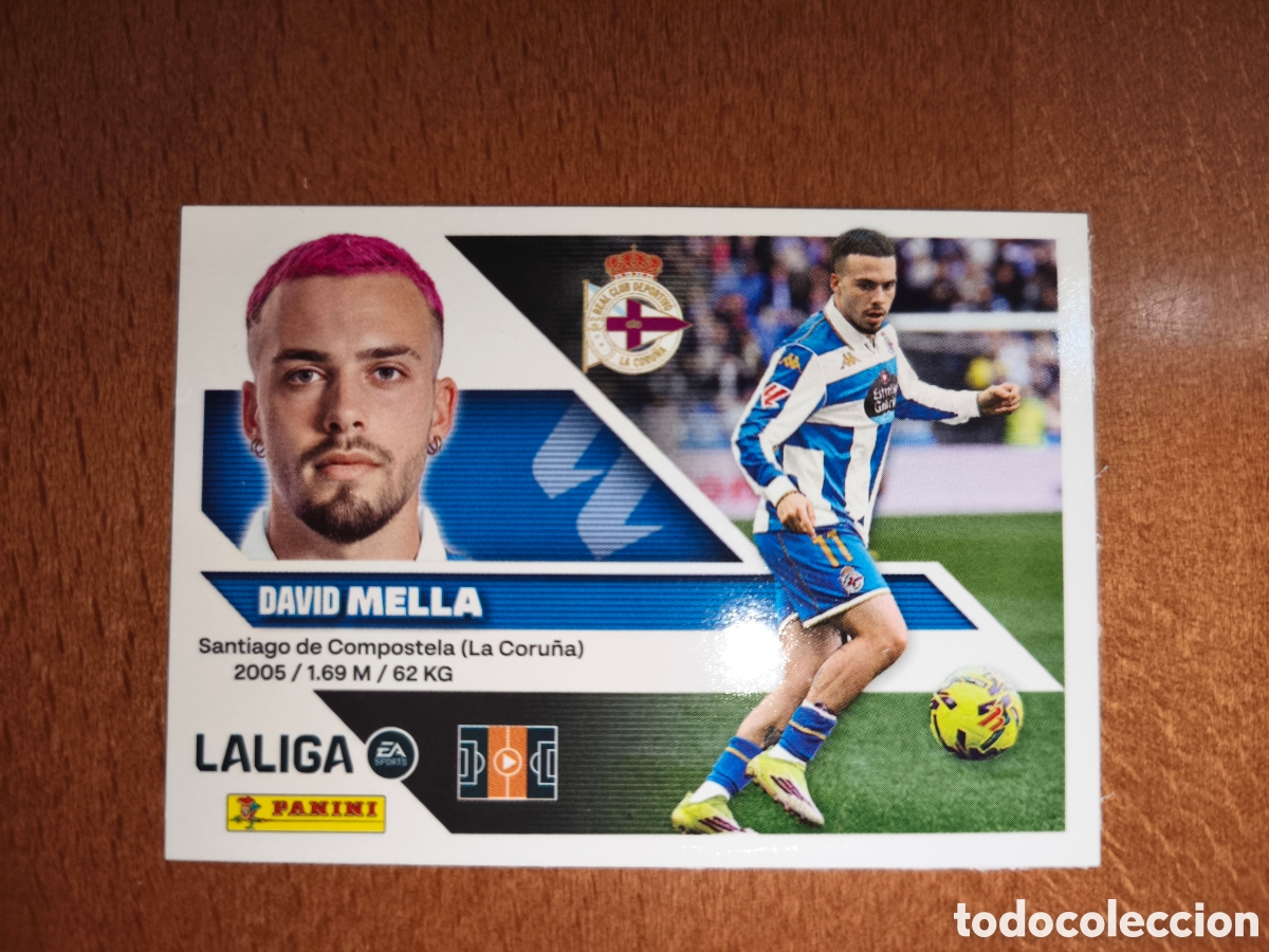 Cromos de Futebol: Mella n&deg;16 liga este 26/27 Deportivo
